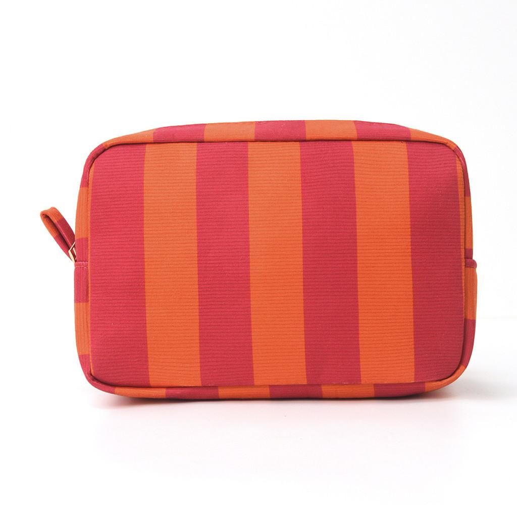 Minimalist Polyester Cosmetic Pouch With Colorblocked Design For Women And Men