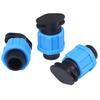 10Pcs 16Mm Drip Irrigation Tape End Plug Pipe Fitting Connectors Thread Lock