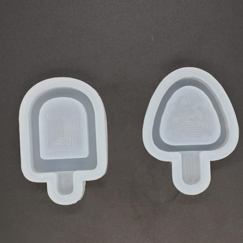 Quicksand Resin Moulds Unique Cup Shape Keychain Molds Resin Shaker Mould Cup Shape Quicksand Molds DIY Jewelry Pendant