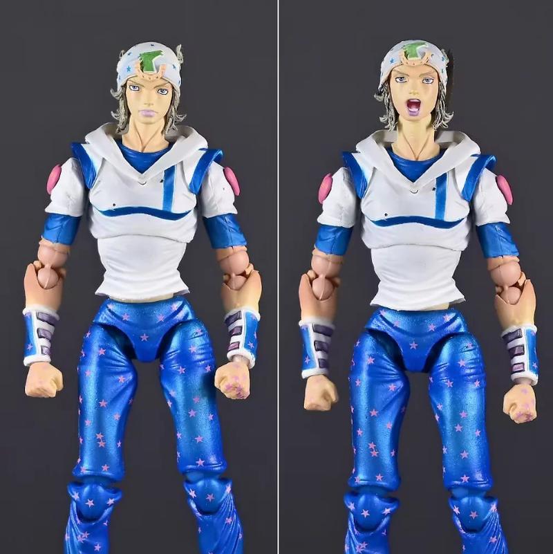 15cm Anime Action Figure Johnny Joestar Gyro Zeppeli Jojo'S Bizarre Adventure Collection High Quality Model Festival Gifts