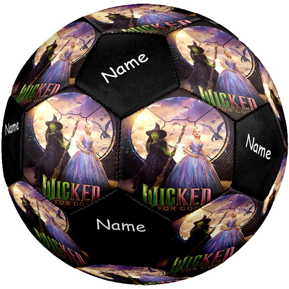 Custom Name Wicked Theme Size 5 Soccer Ball, Suitable for Both Indoor and Outdoor Matches, a Gift Suitable for Everyone.