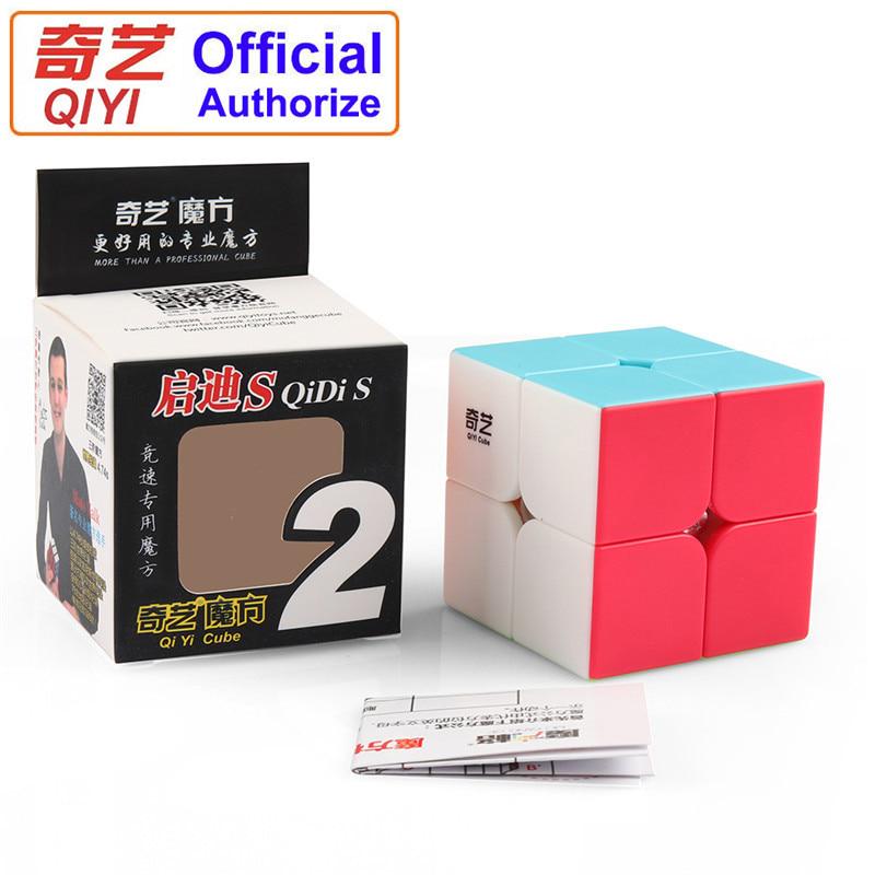 Magic Cube Базовый 2-слойный кубик-головоломка Игрушка-куб Speed Cube 2x2x2 Match Cube Игрушки для детей Детский развивающий подарок Игрушка Biginner MF221