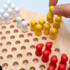 Wood Chinese Checkers Jumping Chess Board Game Children Kids Developmental Toy