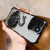 KEYSION Ударопрочный чехол из ТПУ с покрытием для HONOR X7c, с блестками, украшенный лебедем, подставка, задняя крышка для Honor 200 Smart 5G