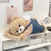 Cartoon Plush Bear Vehicle Tissue Bag Soft Plush Tissue Box Dispenser Towel Paper Holder  Kitchen