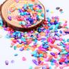 Colorful Crushed Shell Stone Nail Tips & Decorative Gravel for Succulents, Fish Tanks, & Kids' Crafts