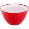 CASUAL PRODUCT Super-Convenient Bowl, 18cm Round, for Cooking and Dishwashing, Microwave and Dishwasher Safe, Red, 1300ml, Polypropylene