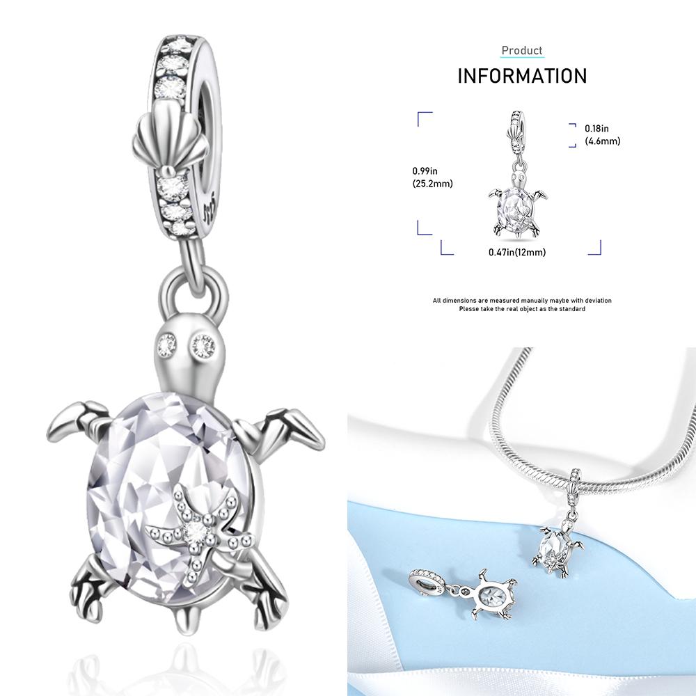 Copper Sea Turtle Loong Bear Cross Monkey Dangle Charms Fit Original Bracelet Beads Diy For Jewelry Making