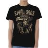 НОВАЯ Черная Хлопковая Унисекс Футболка Группы Rival Sons Все Размеры от S до 5XL 1HRL236 Унисекс Футболка