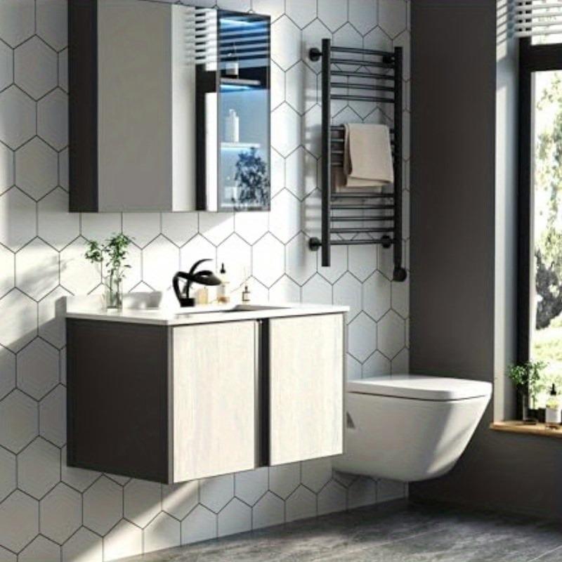 Beautiful and Functions Single Handle Bathroom Sink Faucet, Waterfall Curved Shape Design Single Hole Lavatory Faucet Basin Mixer Tap