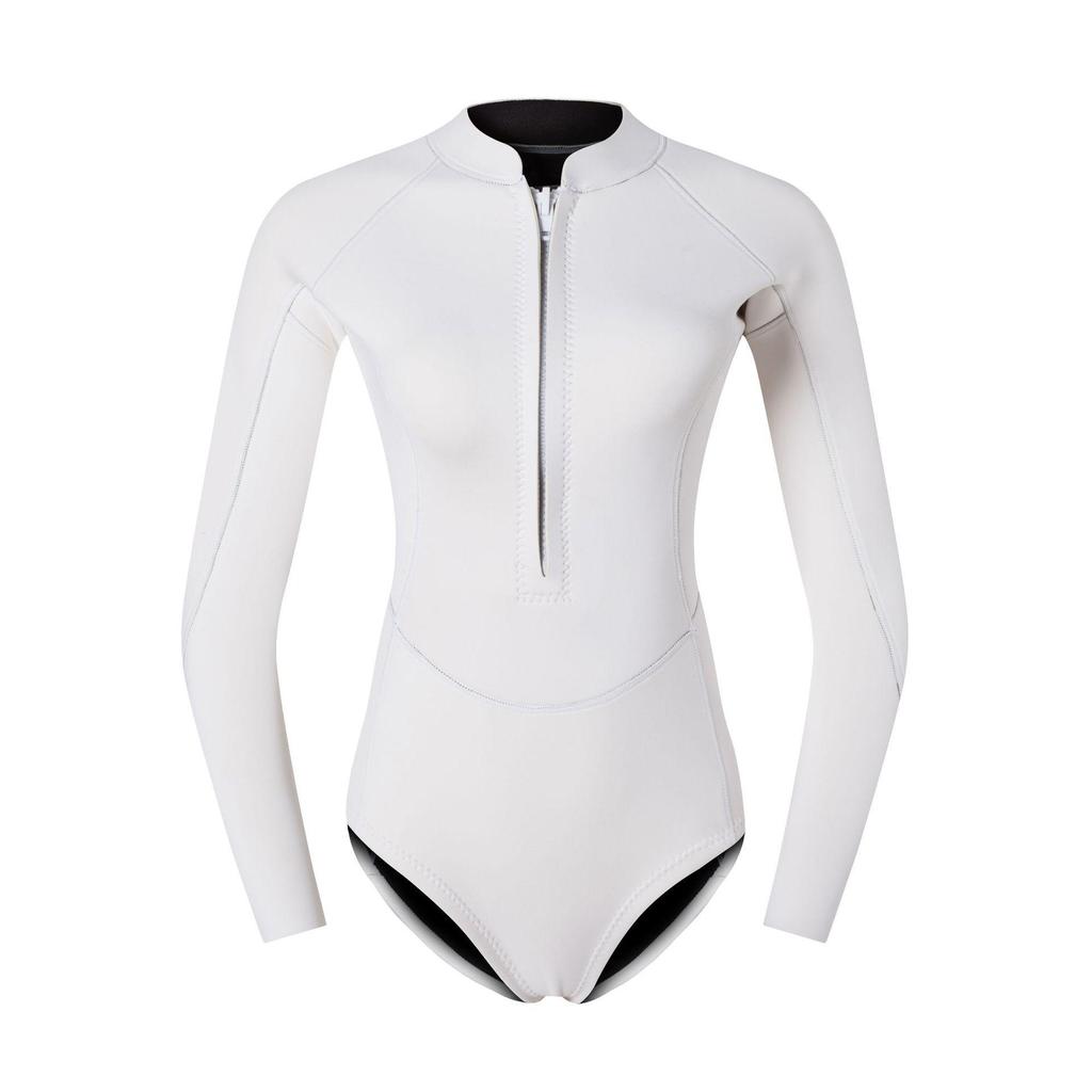 2Mm Wetsuit Women'S Wetsuit One-Piece Swimsuit Surfing Snorkeling Deep Diving Sun Protection Jellyfish Suit Bikini Outdoor