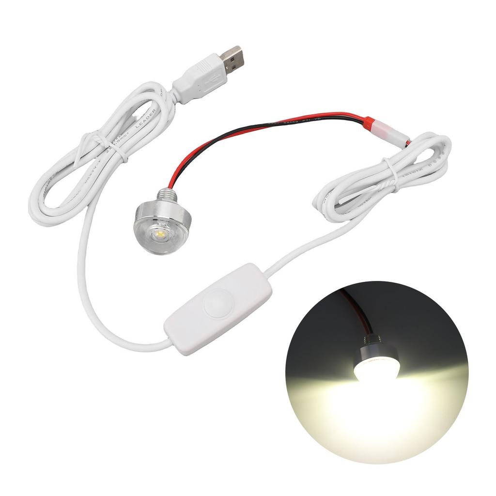 Мини светодиодный прожектор 5 В с питанием от USB, диммируемый точечный светильник для витрины, ювелирного шкафа, внутренней отделки