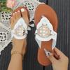 Women Slippers Beach Toe-Clip Plus Size Flat Slippers New Summer Flip-Flops Leisure Holiday Women Designer Shoes Slides Women