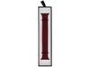 GlacierX Silicone Smooth Grained Magnetic Burgundy Black Smartwatch Strap for Apple Watch 38/40/41mm