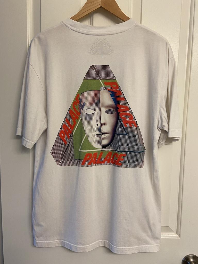 PALACE SKATEBOARDS Футболка TRI-BURY TEE БЕЛАЯ РАЗМЕР L Унисекс