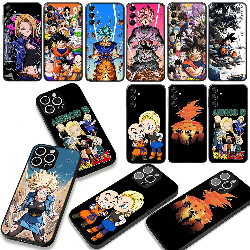 Android 18 Dragon Gokus Balls Z Cover Phone Case for Xiaomi Redmi Note 14 12 13 ProPlus A3 Pro Plus 12C 13C 14C 5G
