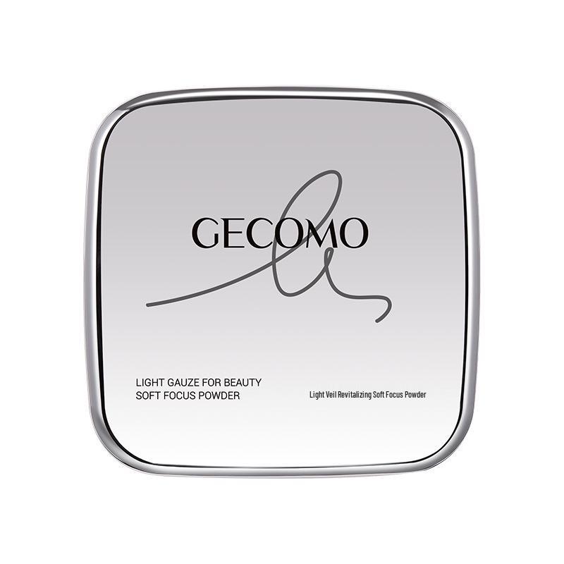 GECOMO Легкая пудра с эффектом мягкого фокуса: Матовая, маскирующая и осветляющая стойкая компактная/рассыпчатая фиксирующая пудра.
