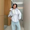 Women S Long Sleeve Zip Up Stand Collar Slim Fit Jacket Autumn Winter