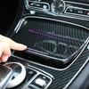Стайлинга автомобилей консоль панели передач рамка консоли переключения передач крышка панели отделка для Mercedes Benz E-Class W213 2016-18 ABS Carbon