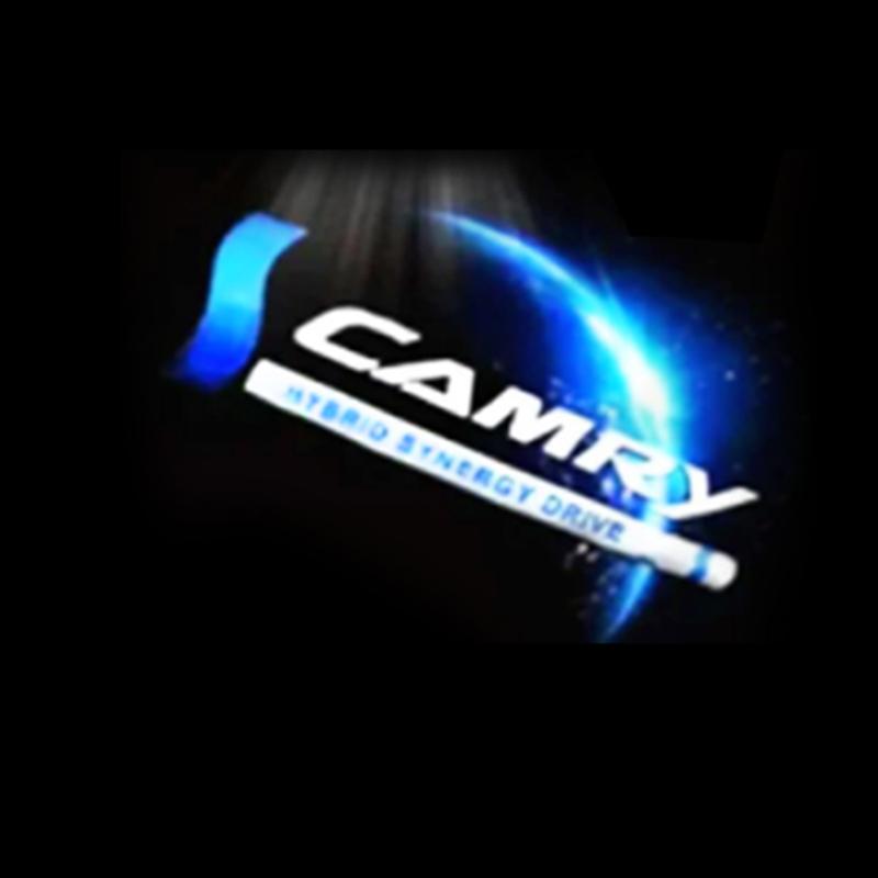 2Pcs For Toyota Camry 2006--2021 Door Welcome Light Plug Play  Logo HD Projection Super Bright Personalized patterns