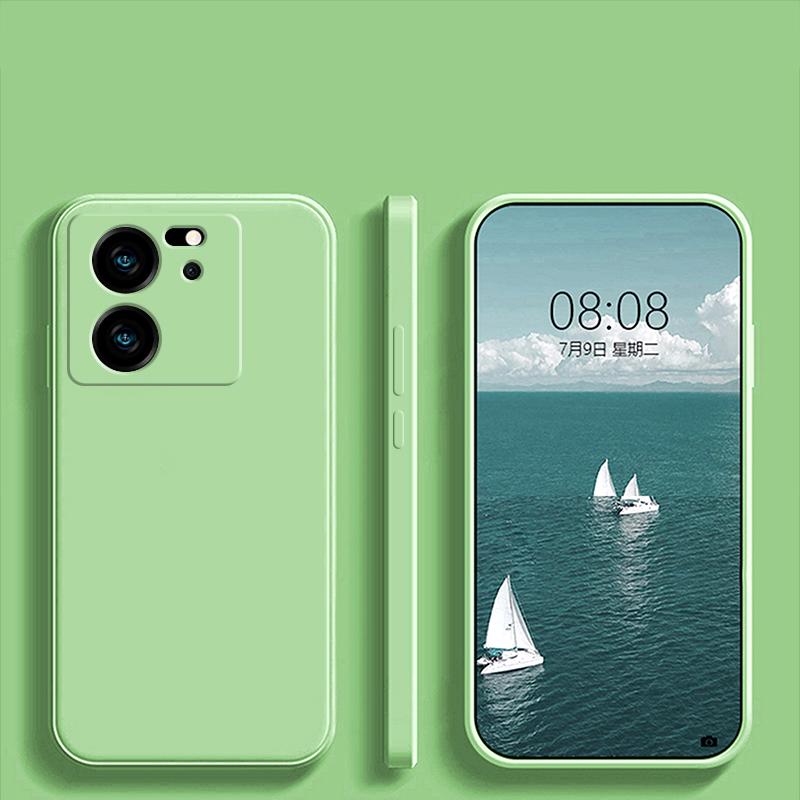 Для Mi 13T 13 T Mi13T Pro Чехол Роскошный квадратный жидкий силиконовый чехол для телефона Xiaomi Mi 13T Mi 13 T Pro Mi13T Pro 5G Мягкая задняя крышка