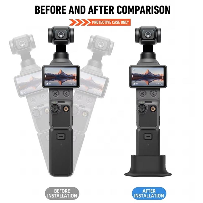 Прочный силиконовый mounting stand Универсальный силиконовый держатель Не вибрирующая основа для камеры Обеспечивает надежное размещение для дронов Pocket 4