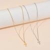 Stainless Steel Cross Necklace For Women Gold Silver Color Waterproof Chain Men Fashion Never Fade Jewelry Accessories