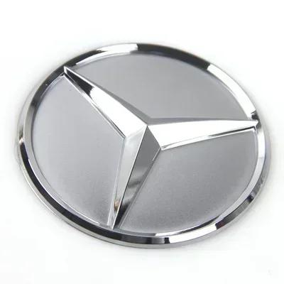 52/57mm for Mercedes Benz AMG A B C D M S R G Class GLA GLB W124 W176 W204 W212 GLK Car Steering Wheel Center Emblem Sticker z3