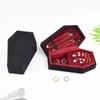 Vintage Jewelry Holder Necklace Rings Boxes Versatile Coffin Shape Organizer
