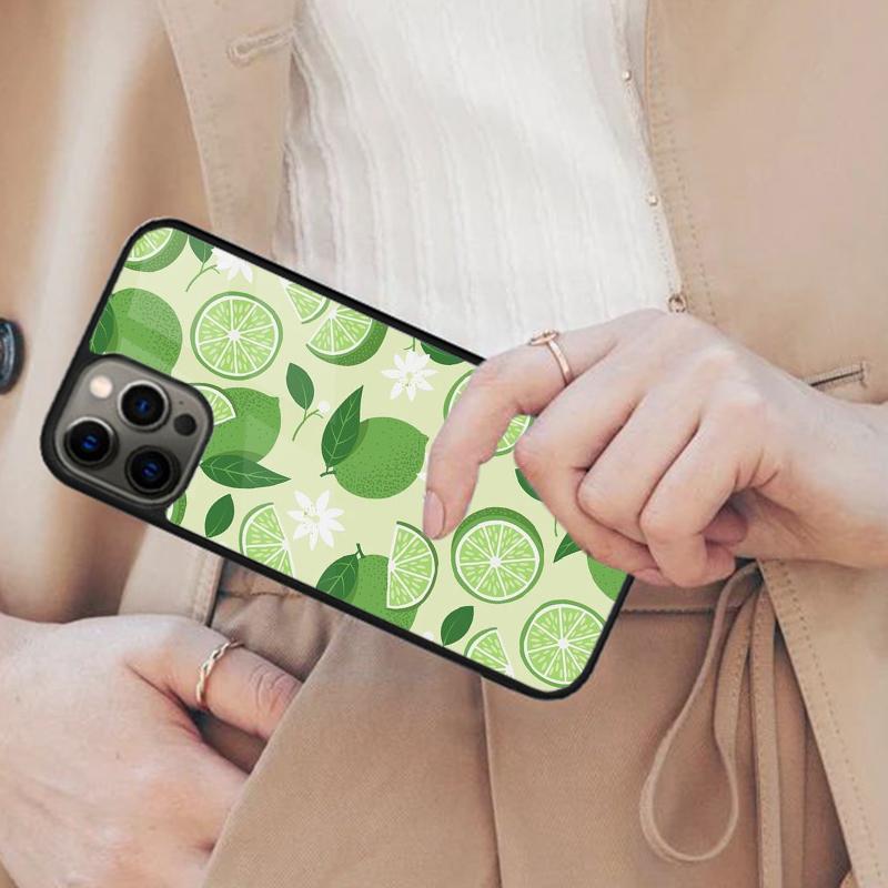 Летний Фруктовый Лимонный Магнитный Чехол Для Телефона ДЛЯ APPLE iPhone 17 Air 16 14 13 12 Pro Max 15 Plus Беспроводная Зарядка С Крышкой MagSafe
