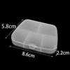 Multiple Styles Storage Container Jewelry Box Clear Plastic Organizer Box Earrings Rings Beads Storage Organizer Display Case
