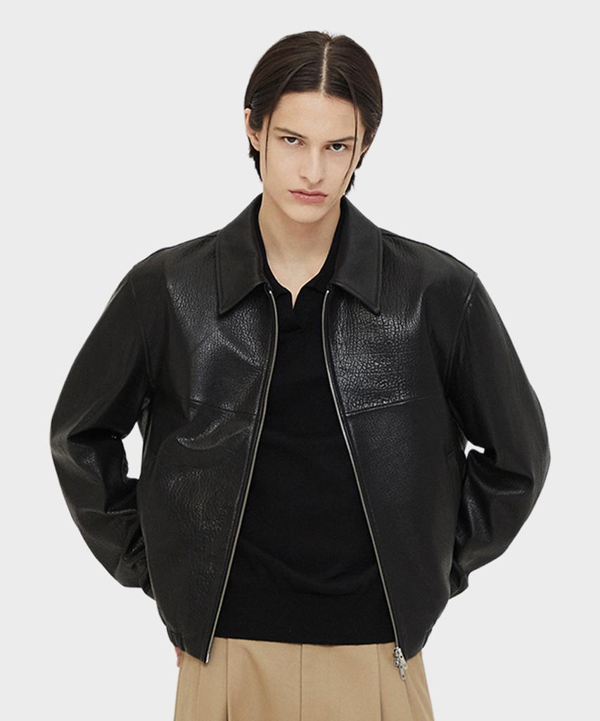 Taildern Ross Leather Blouson Black