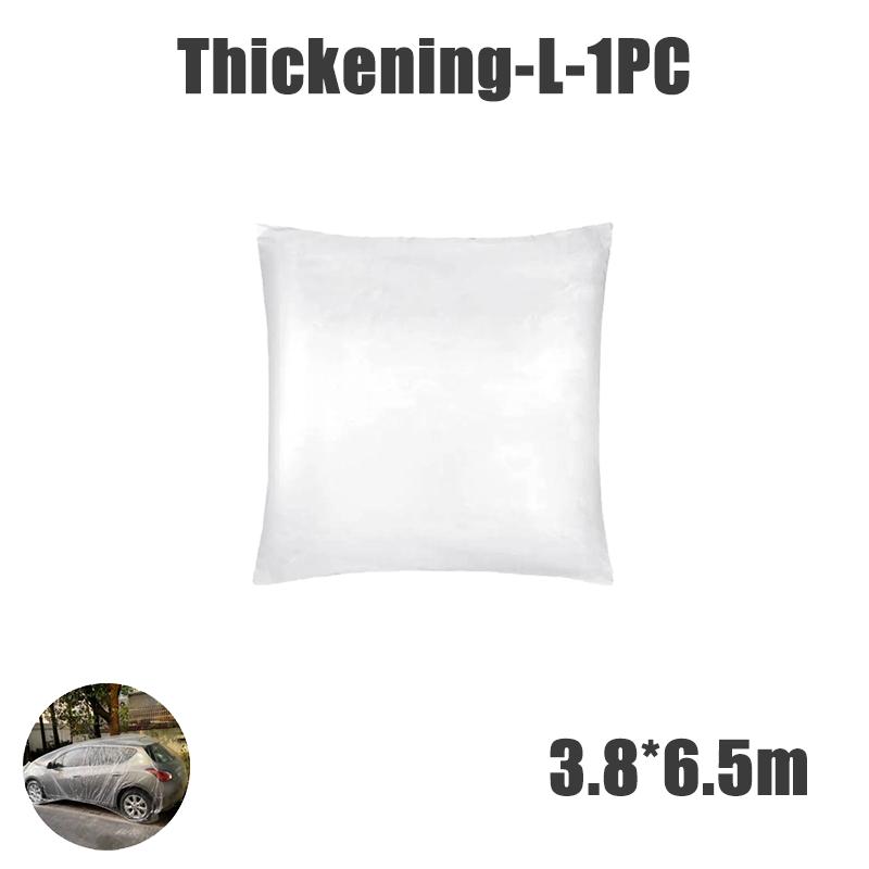 Одноразовый прозрачный автомобильный чехол для одежды, пылезащитный, непромокаемый, прозрачный, пылезащитный, пластиковый, полиэтиленовая пленка, непромокаемый автомобильный чехол