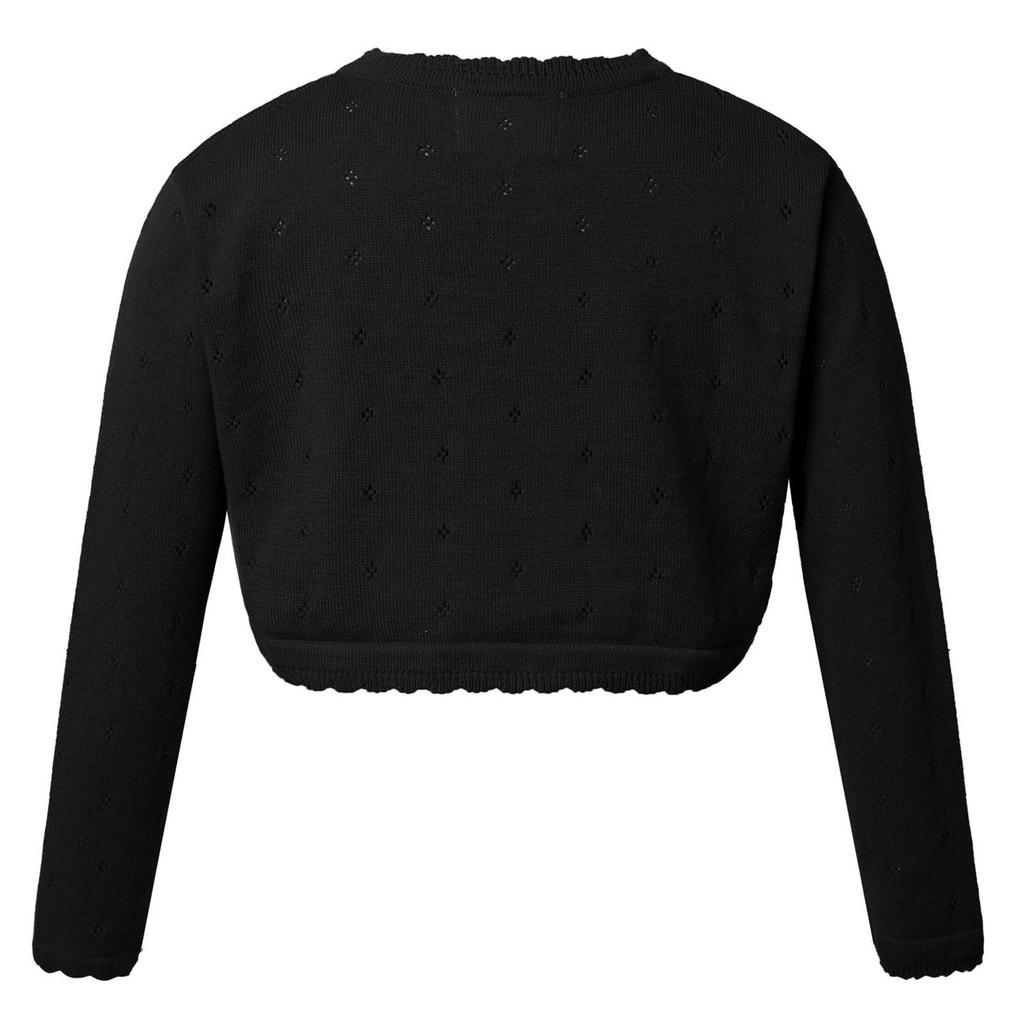 Хлопковое однотонное вязаное болеро с длинными рукавами для маленьких девочек, кардиган, свитера для дня рождения, платье, пальто