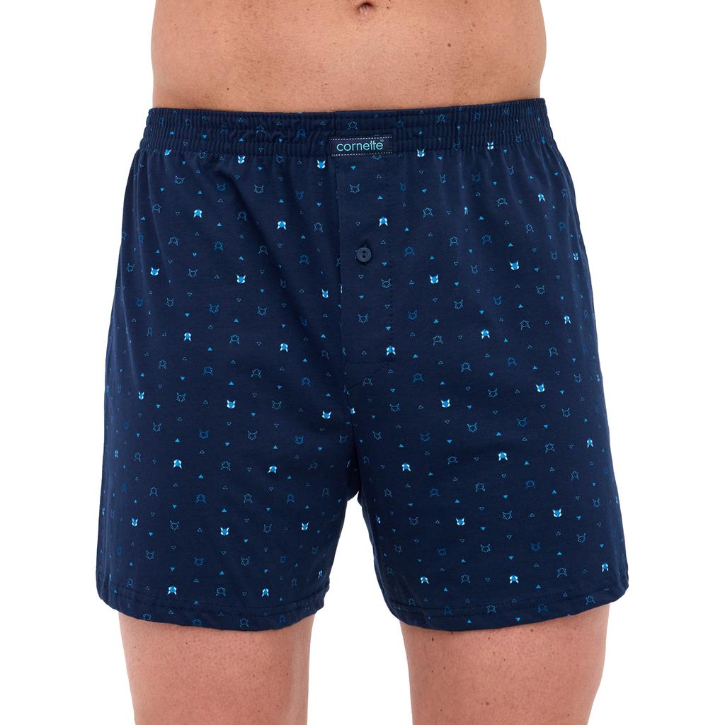 Men's Loose Cotton Boxer Shorts - Cornette - Comfort, 3-Pack, Model Bm003