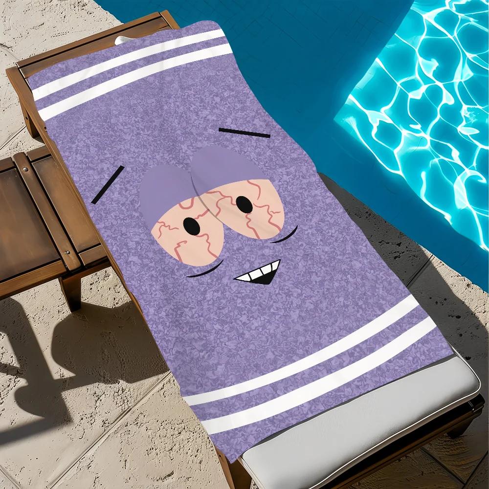 Funny Cartoon Microfiber Beach Towel - Quick Dry Soft Towel for Travel, Gym, Camping & Sports | Large Pool Gift
