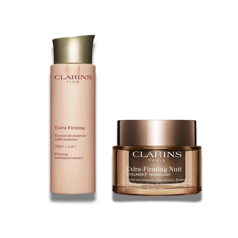 Clarins Набор: Тонизирующий лосьон и ночной крем для сияния и упругости