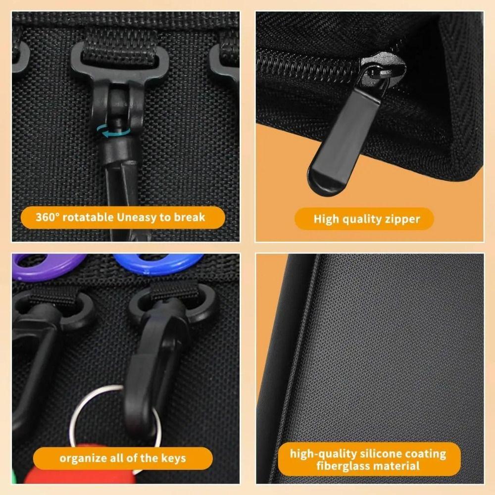 Waterproof Material Waterproof Key Pouch Fireproof Key Organizer Bag Car Storage