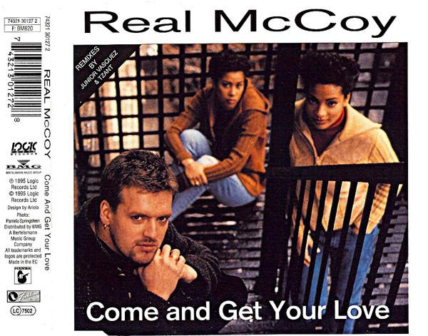 CD REAL MCCOY Come And Get Your Love 7432131272 Logic Records 1995 UK Dance Electronica Б/у