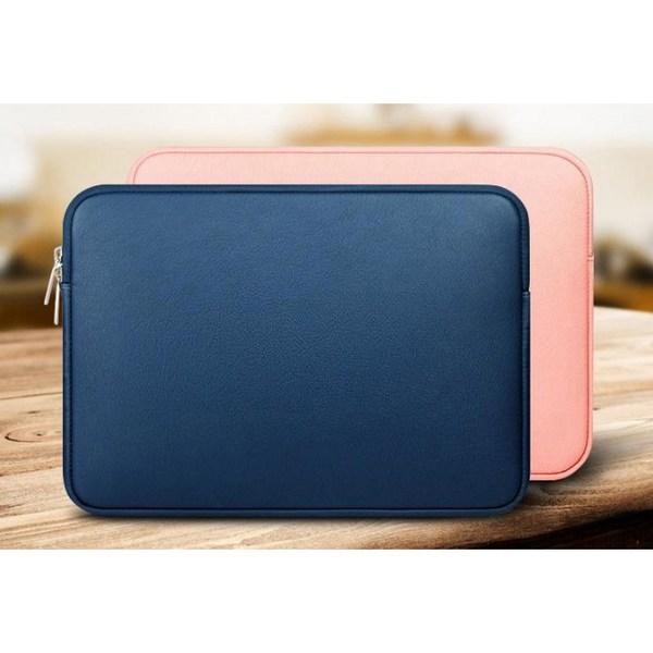 Тонкий кожаный чехол для ноутбука Dist, темно-синий, 13 дюймов