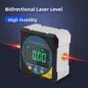 4 Sides Magnet Laser  Angle Ruler Magnet Tilt Inclinometer Digital Protractor  Measuring Tool