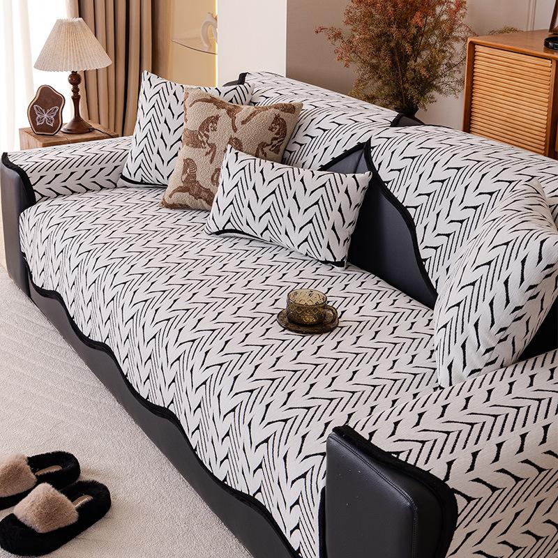 Special-Shaped Sofa Cushion Universal In All Seasons French Light Luxury Sofa Non-Slip Seat Cushion Sofa Cover  New Sofa Cover