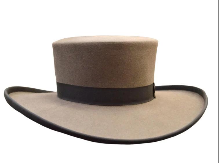 Hot Sale Flat Top Pure Fleece Top Hat Gentleman Magician Felt Top Hat