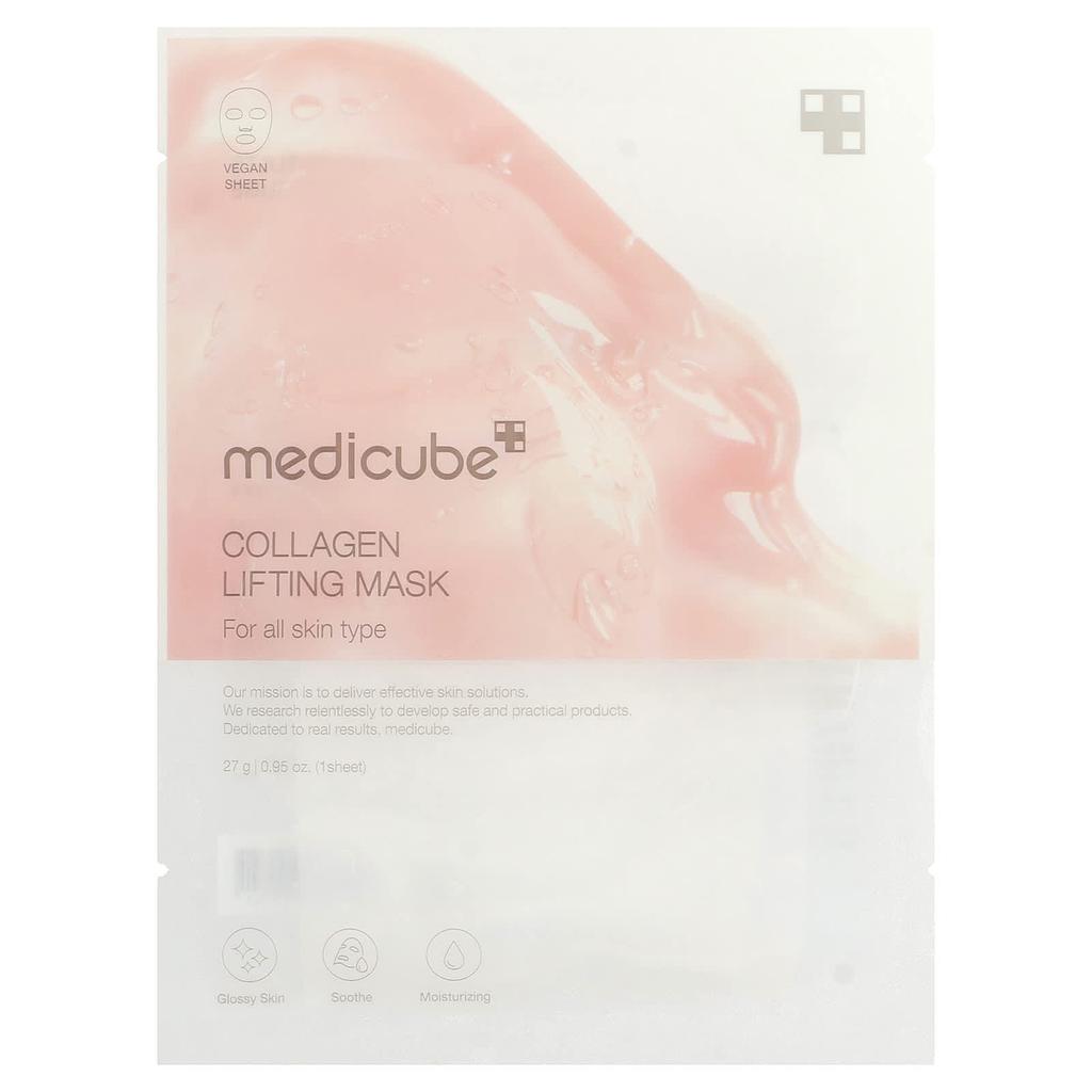 Medicube Коллагеновая лифтинг-маска для красоты, 1 лист, 27 г (0,95 унции)