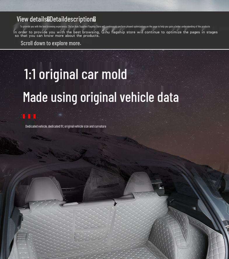 Окантовка коврика багажника Lynk & Co 06 - Аксессуары для декора интерьера