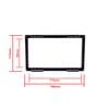 2 Din Radio Bezel for VW Sharan, Ford Galaxy