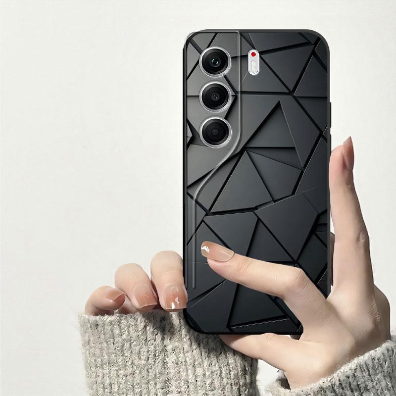Для Tecno Camon 40 Pro 5G / CM7 Чехол-бампер Мягкая силиконовая задняя крышка Для Tecno Camon 40 / CM5 Черный ТПУ Ударопрочный чехол для телефона