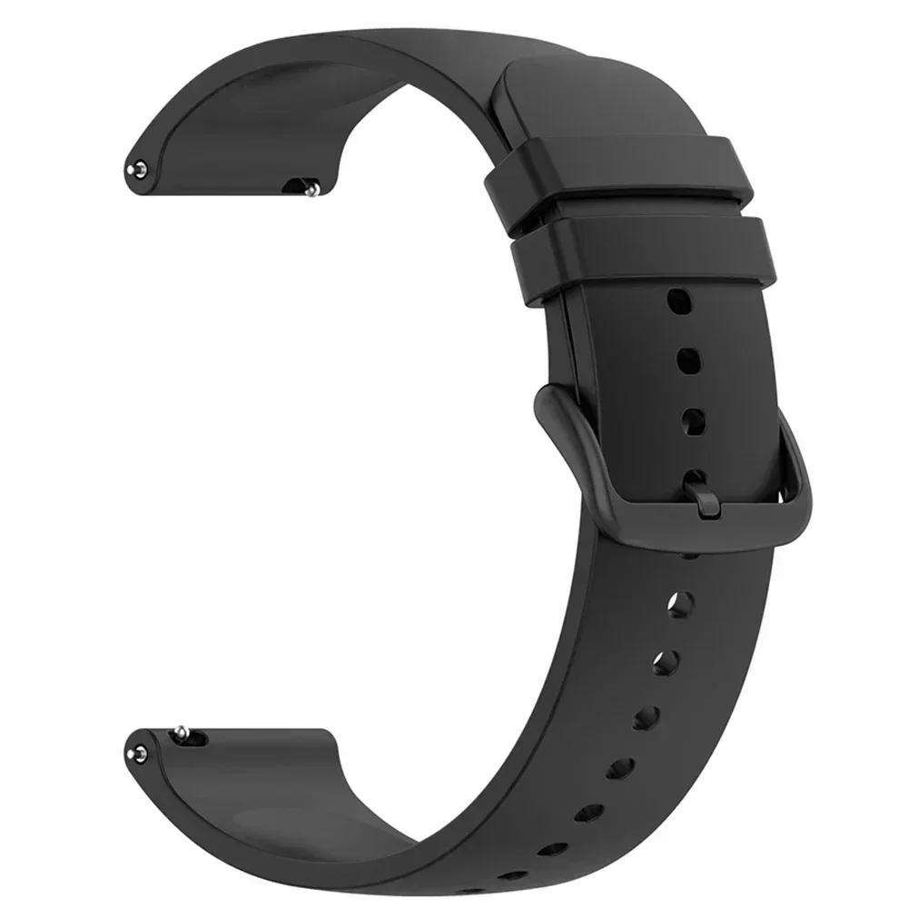 Спортивный силиконовый ремешок для часов для TicWatch Pro 3 Ultra Ремешок для TicWatch GTW/GTX/S2/E2/E3/GTH Браслет 20 мм 22 мм Мягкий браслет