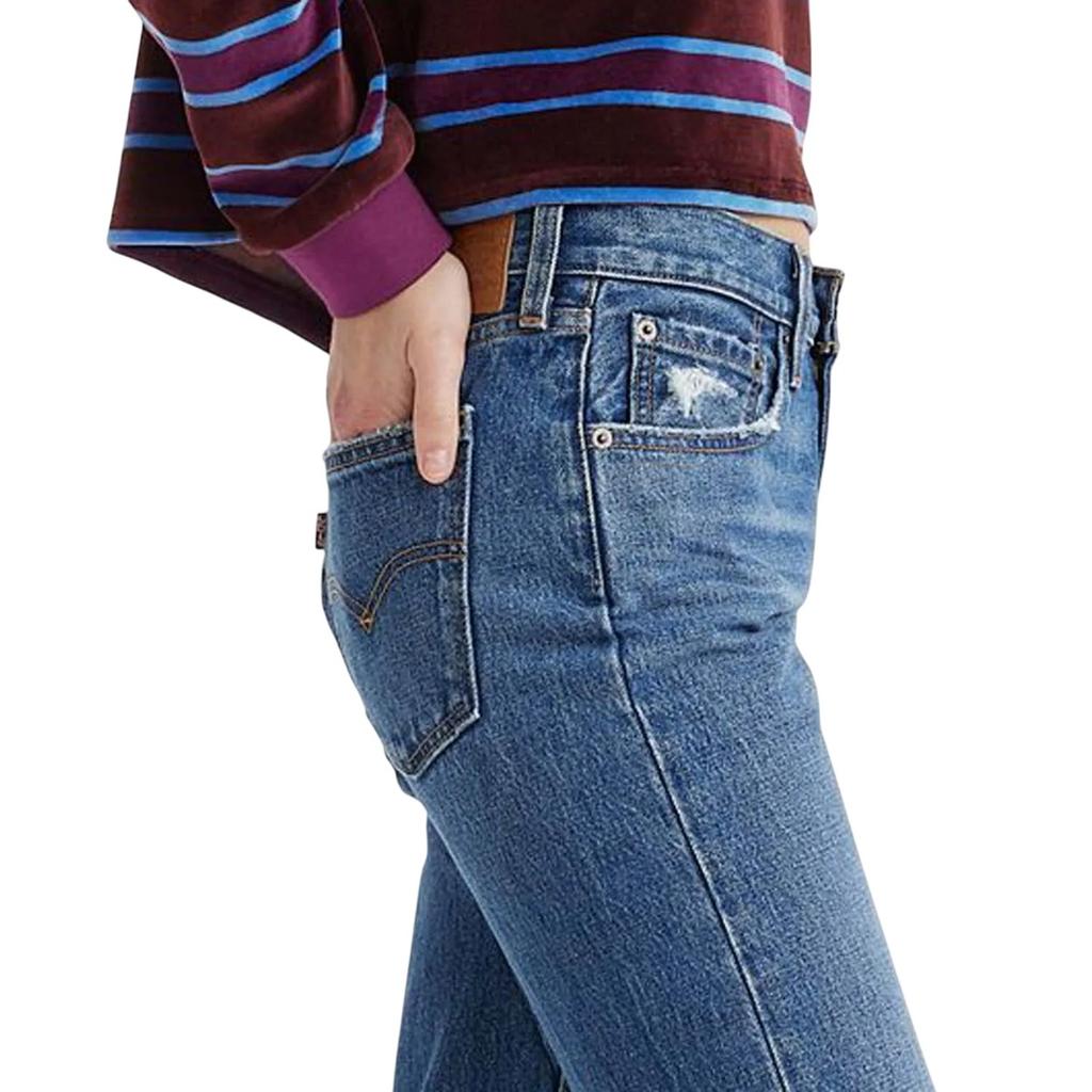 Levis Womens/Ladies Middy Straight Jeans