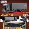 Maisto Volvo Fh16 Fh 16 Контейнеровоз Статическая модель автомобиля из сплава в малом масштабе Игрушка Коллекция Дисплейная модель Подарок
